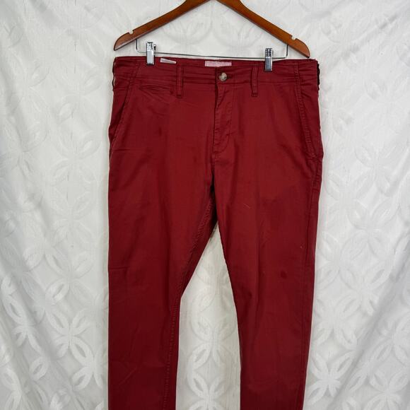 Sun + Stone Men's Dewy Slim-Straight Rust Chino Pants Size 34 x 30 - Picture 11 of 11